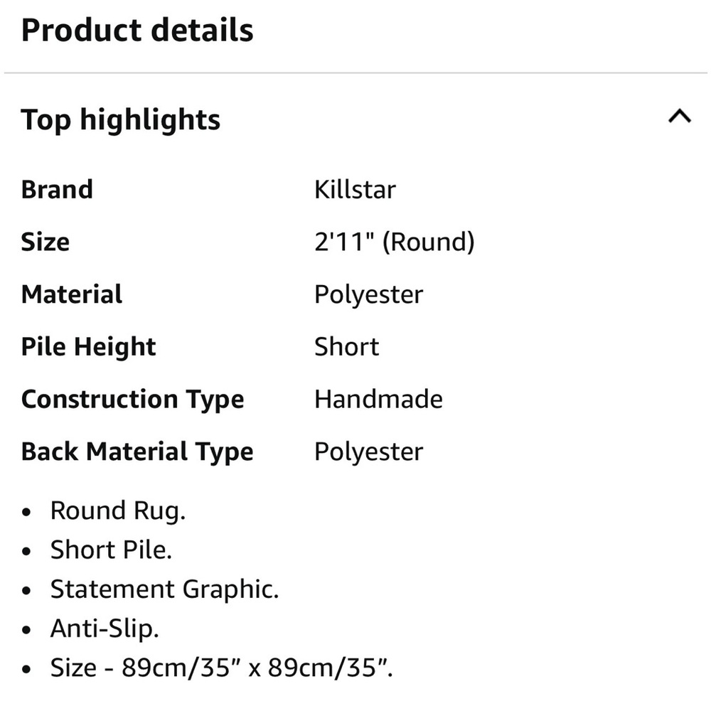 Killstar - Trailblazer Pentagram Rug - Picture 5 of 6